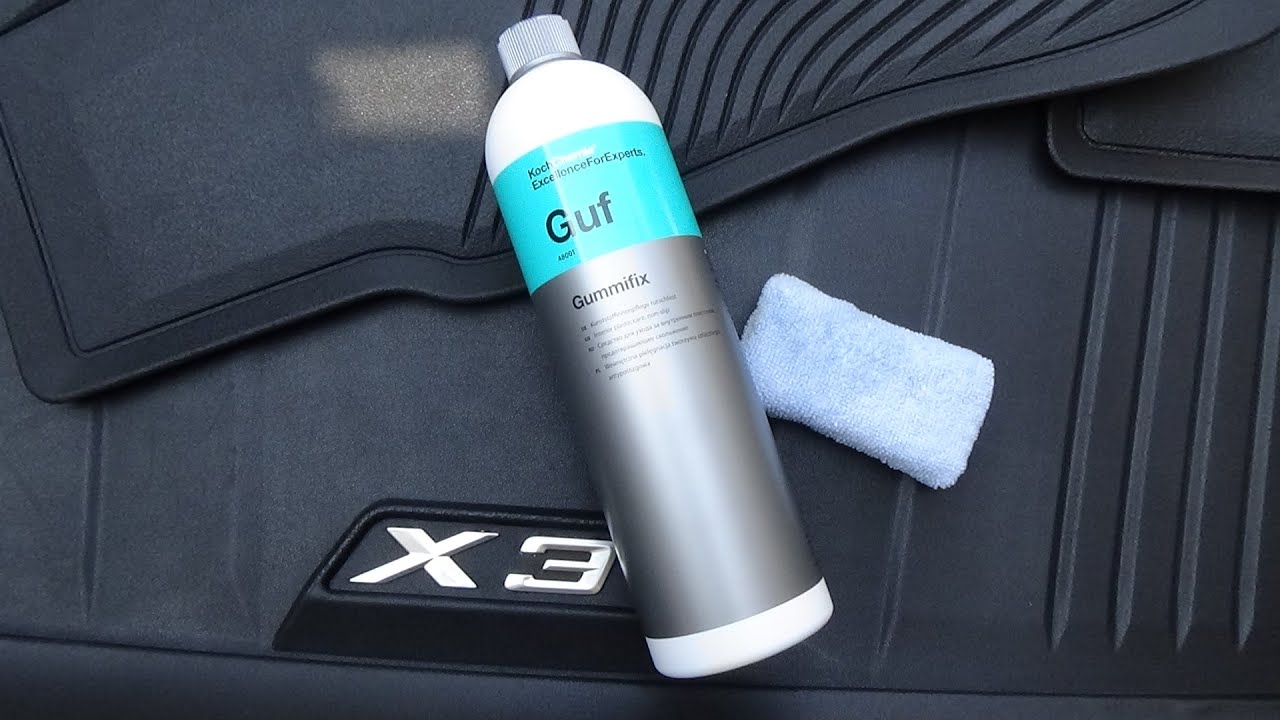 Làm sạch và bảo dưỡng nhựa, cao su nội thất với sản phẩm Koch Chemie Gummifix chuyên dụng