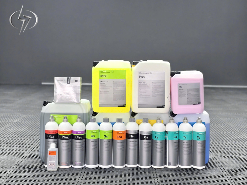 Hóa chất Koch Chemie có vai trò quan trọng trong việc mở trung tâm chăm sóc xe