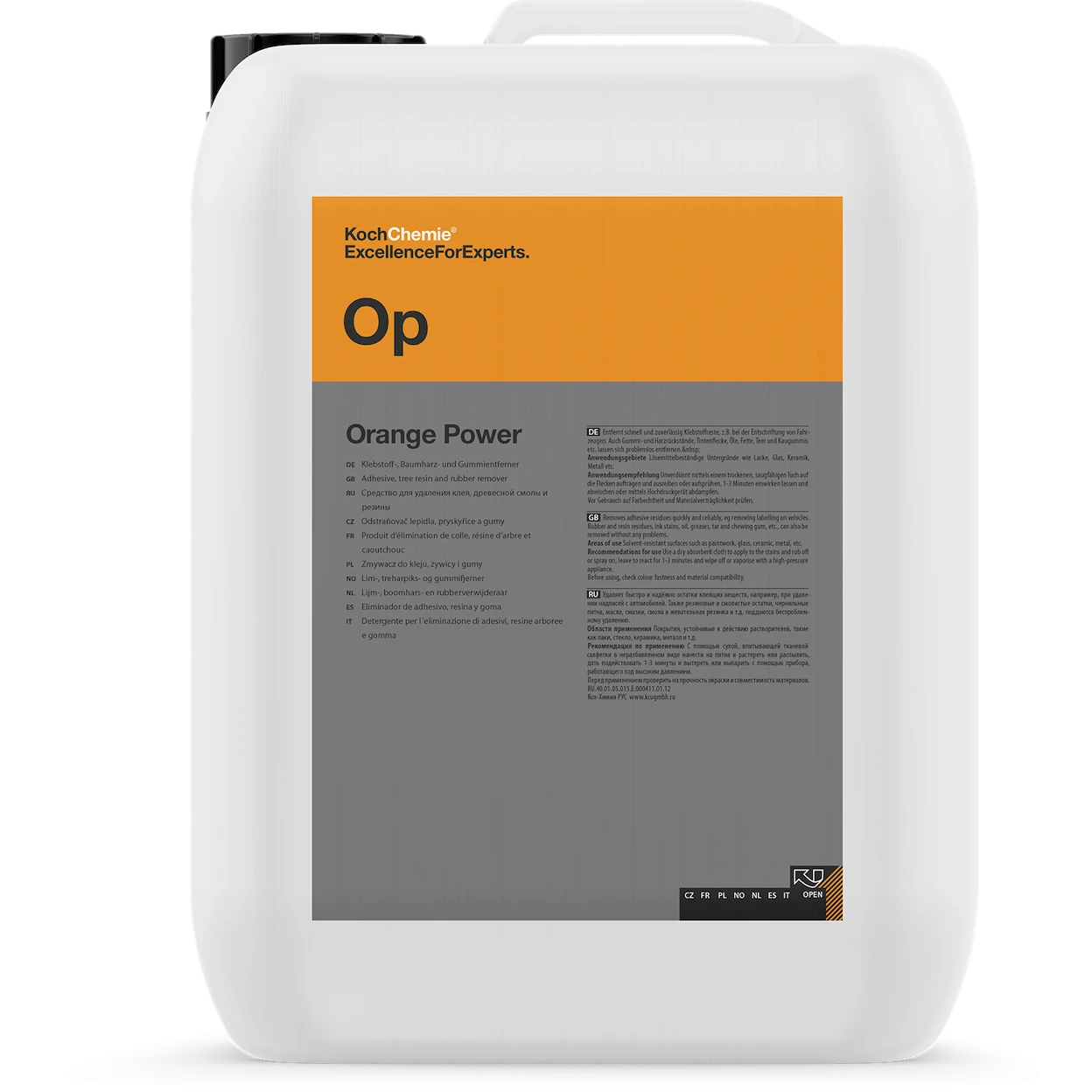 ORANGE POWER KOCH CHEMIE - CHẤT TẨY KEO, NHỰA CÂY, CAO SU