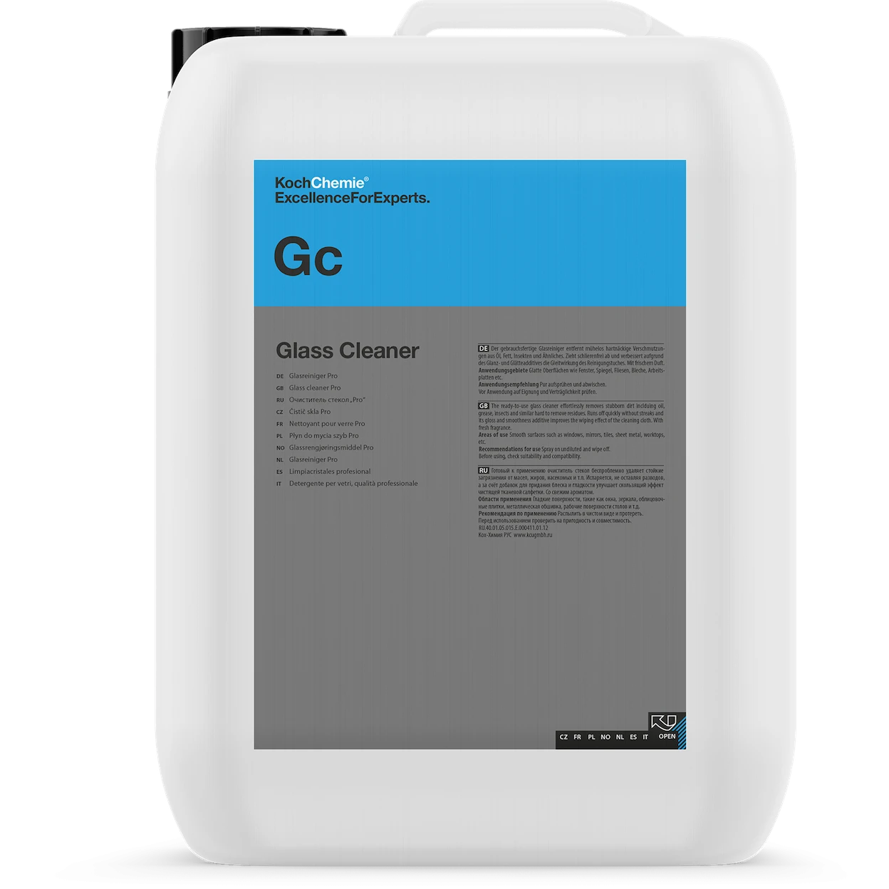 GLASS CLEANER KOCH CHEMIE - DUNG DỊCH VỆ SINH KÍNH Ô TÔ CHUYÊN DỤNG