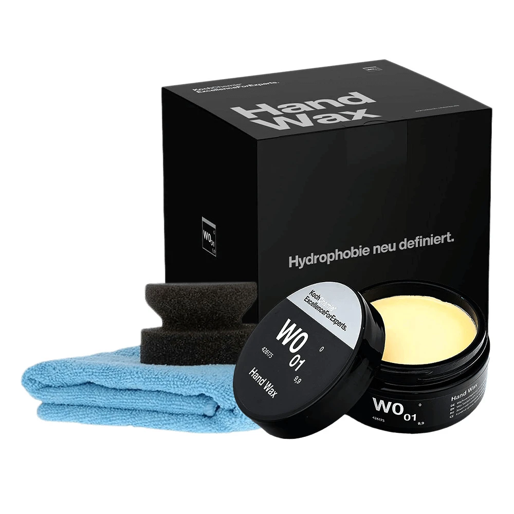HAND WAX W0.01 KOCH CHEMIE -  WAX DẠNG SÁP TẠO ĐỘ BÓNG TRÊN BỀ MẶT SƠN XE