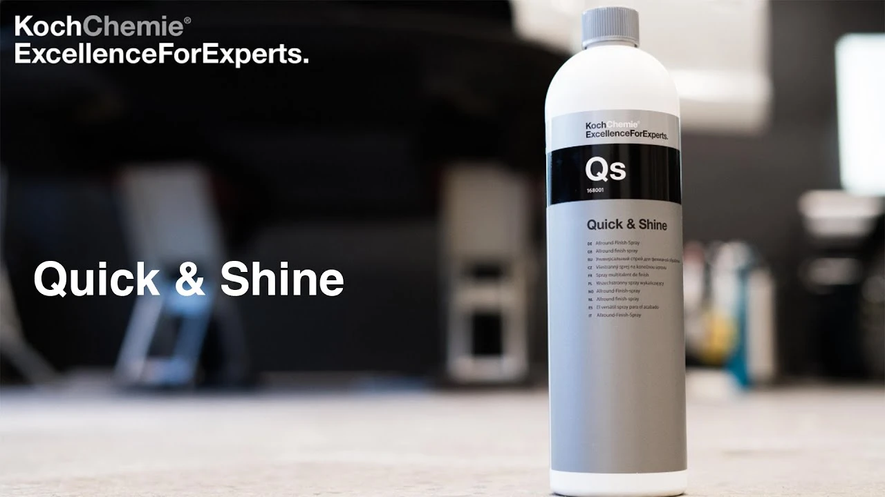 QUICK & SHINE KOCH CHEMIE - DUNG DỊCH WAX DẠNG XỊT NHANH, TẠO ĐỘ BÓNG TRÊN BỀ MẶT SƠN XE