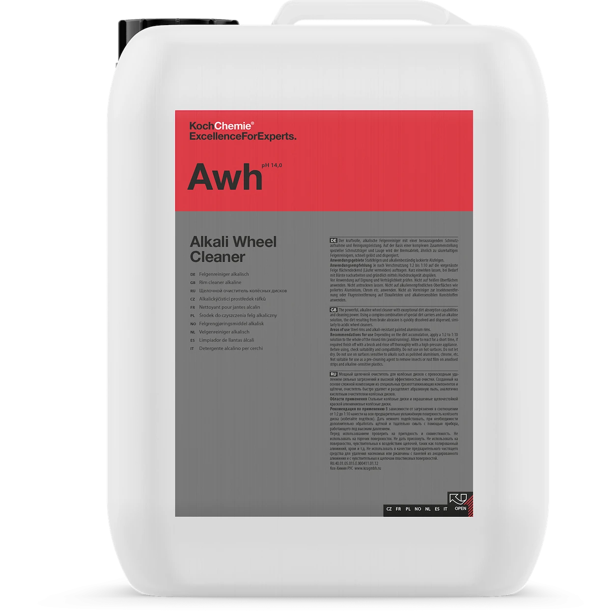 ALKALI WHEEL CLEANER KOCH CHEMIE - DUNG DỊCH VỆ SINH LAZANG
