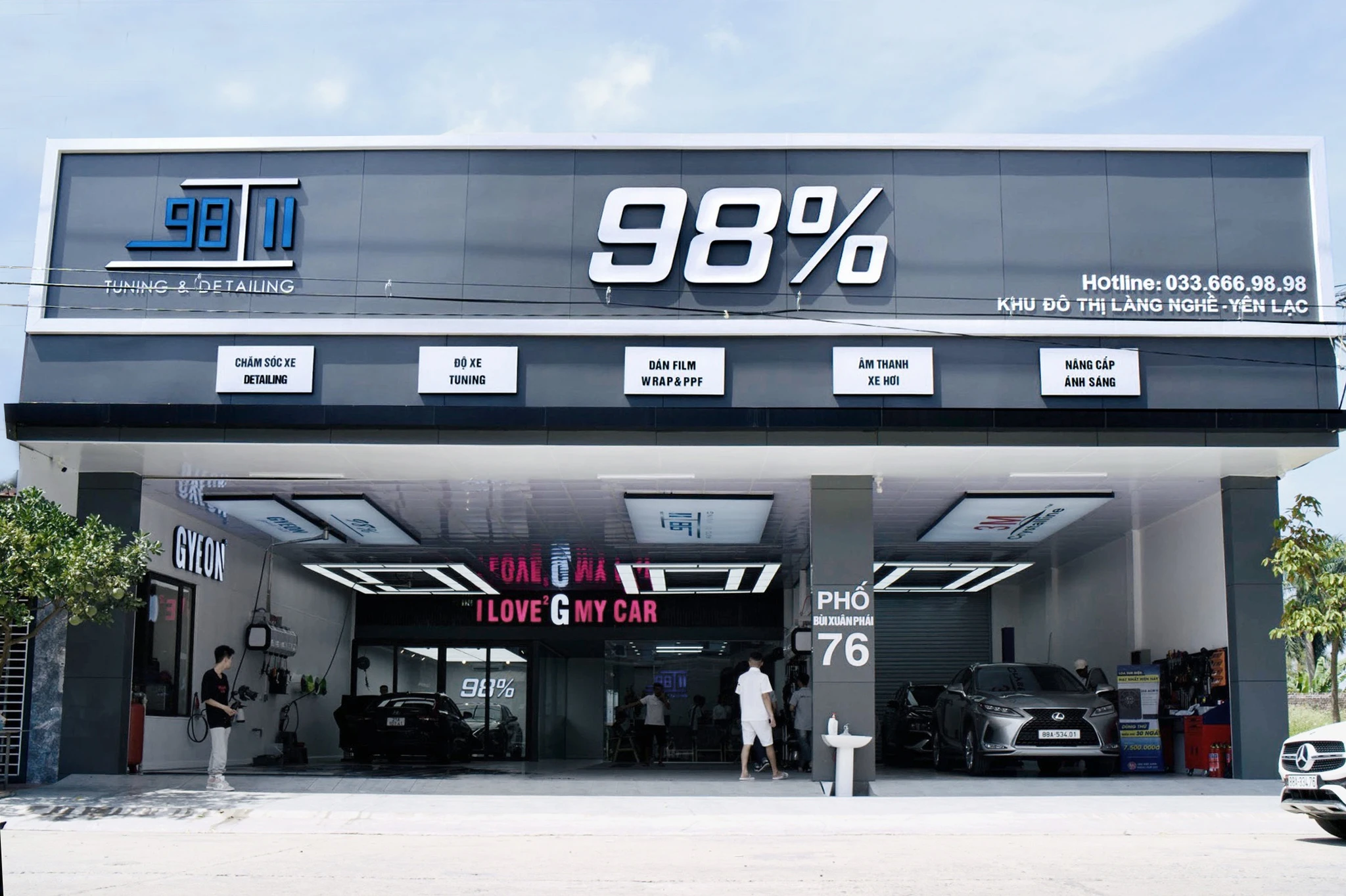 HÀNH TRÌNH SETUP TRUNG TÂM CHĂM SÓC XE CHUYÊN NGHIỆP 98% DETAILING 