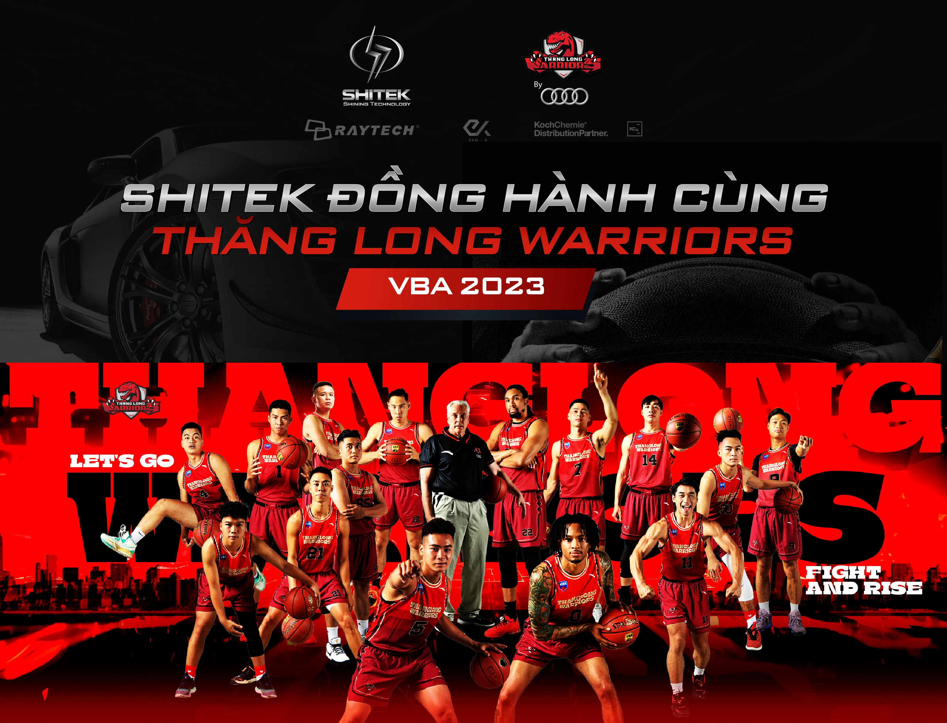 SHITEK ĐỒNG HÀNH CÙNG THANG LONG WARRIORS BY AUDI TẠI VBA 2023 